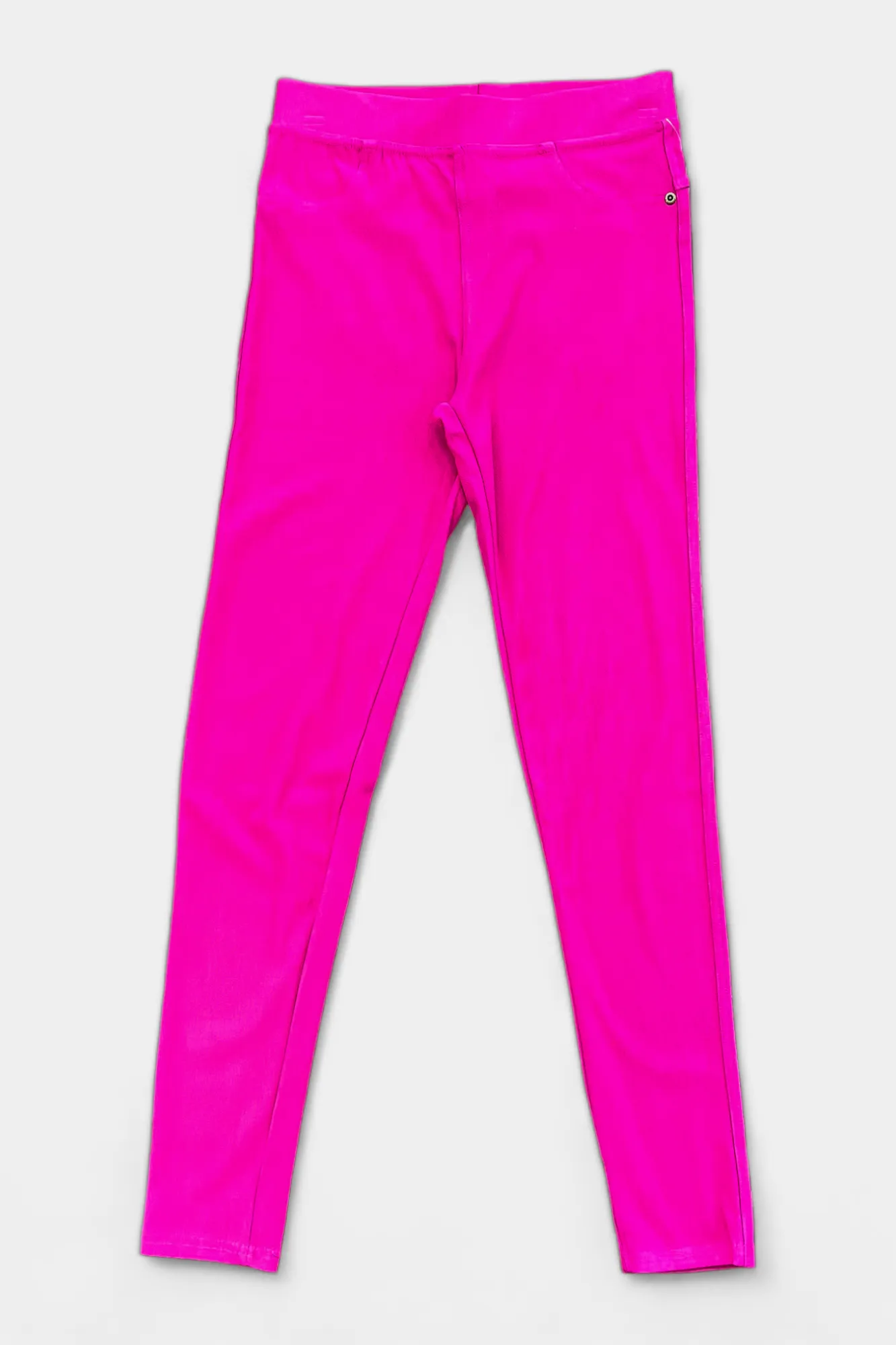 Fuchsia Denim Leggings sold by ZZs product image thumbnail 2