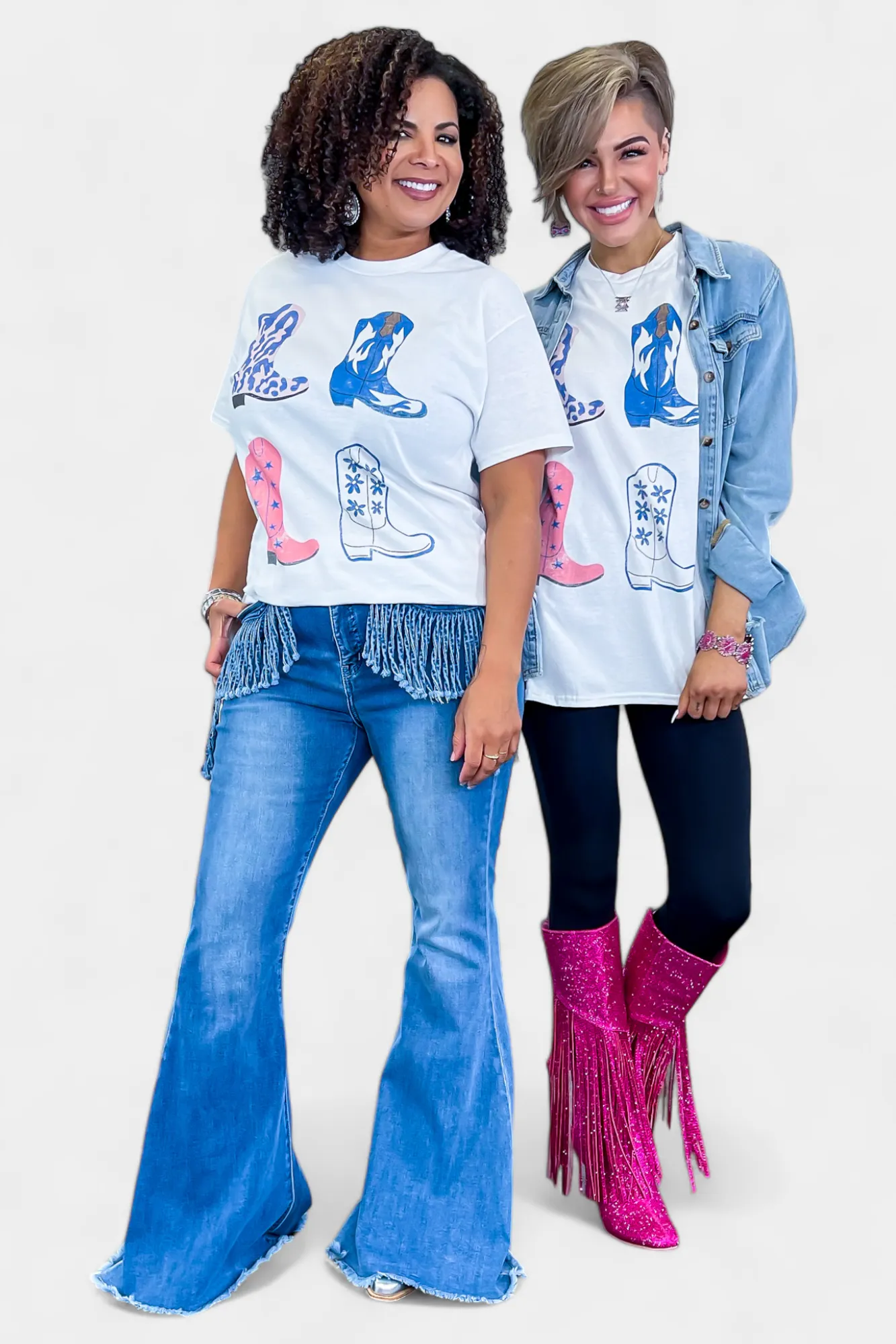 Cowgirl Boots Graphic Tee sold by ZZs product image thumbnail 3