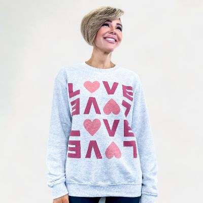 Love Love Love Graphic Sweatshirt [NO RETURNS] sold by ZZs