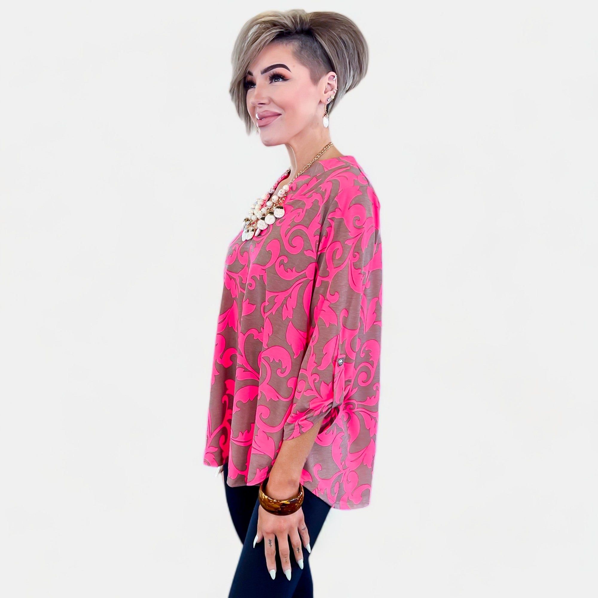 Mocha Pink Lizzy Top sold by ZZs product image thumbnail 4