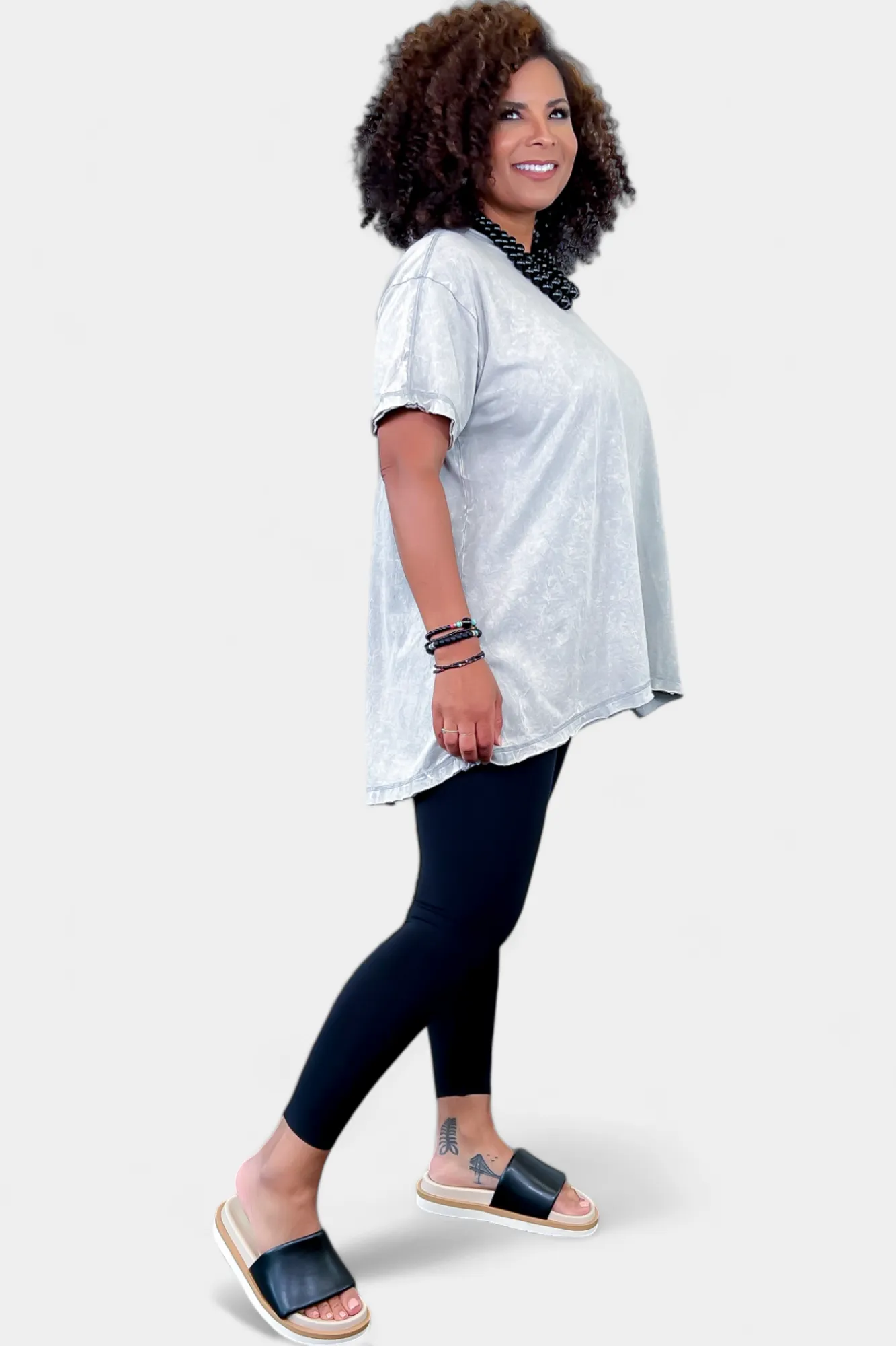 Sleet Cotton Oversized Top sold by ZZs product image thumbnail 4