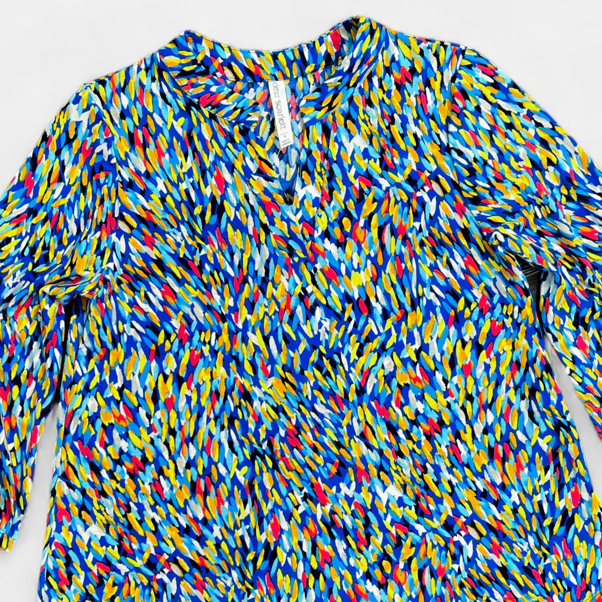 Royal Multi Abstract Lizzy Top sold by ZZs product image thumbnail 2