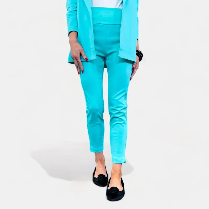 Aqua High Waisted Skinny Crop Pants sold by ZZs
