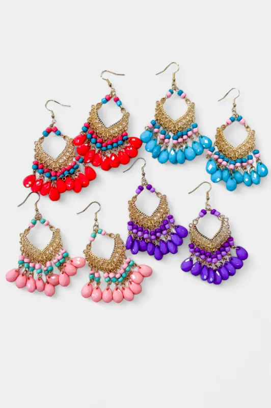 Bohemian Chandelier Earrings sold by ZZs