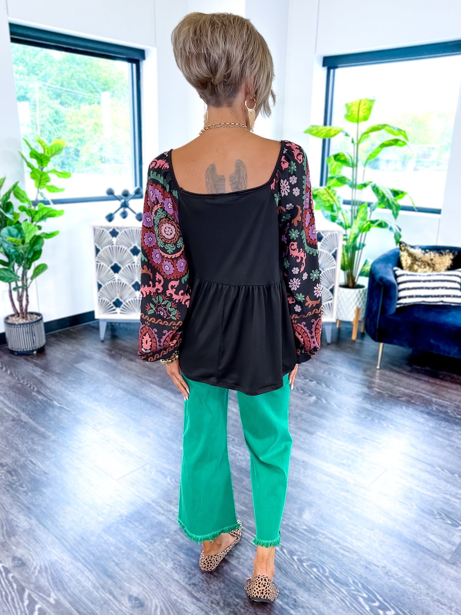 Peplum Floral Top sold by ZZs product image thumbnail 5