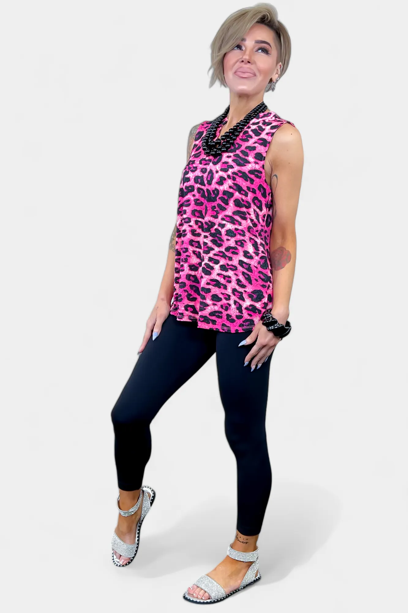Pink Multi Animal Lizzy Tank Top sold by ZZs product image thumbnail 5