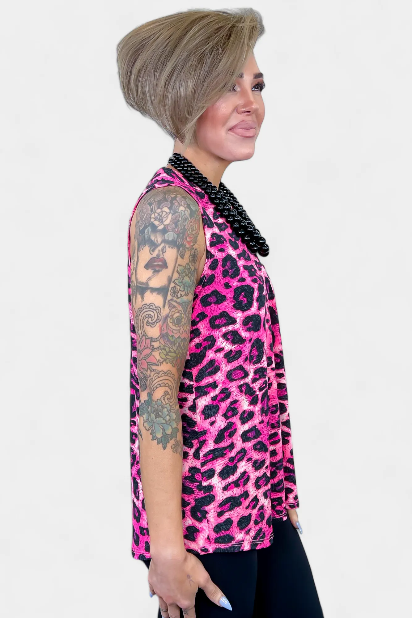 Pink Multi Animal Lizzy Tank Top sold by ZZs product image thumbnail 3
