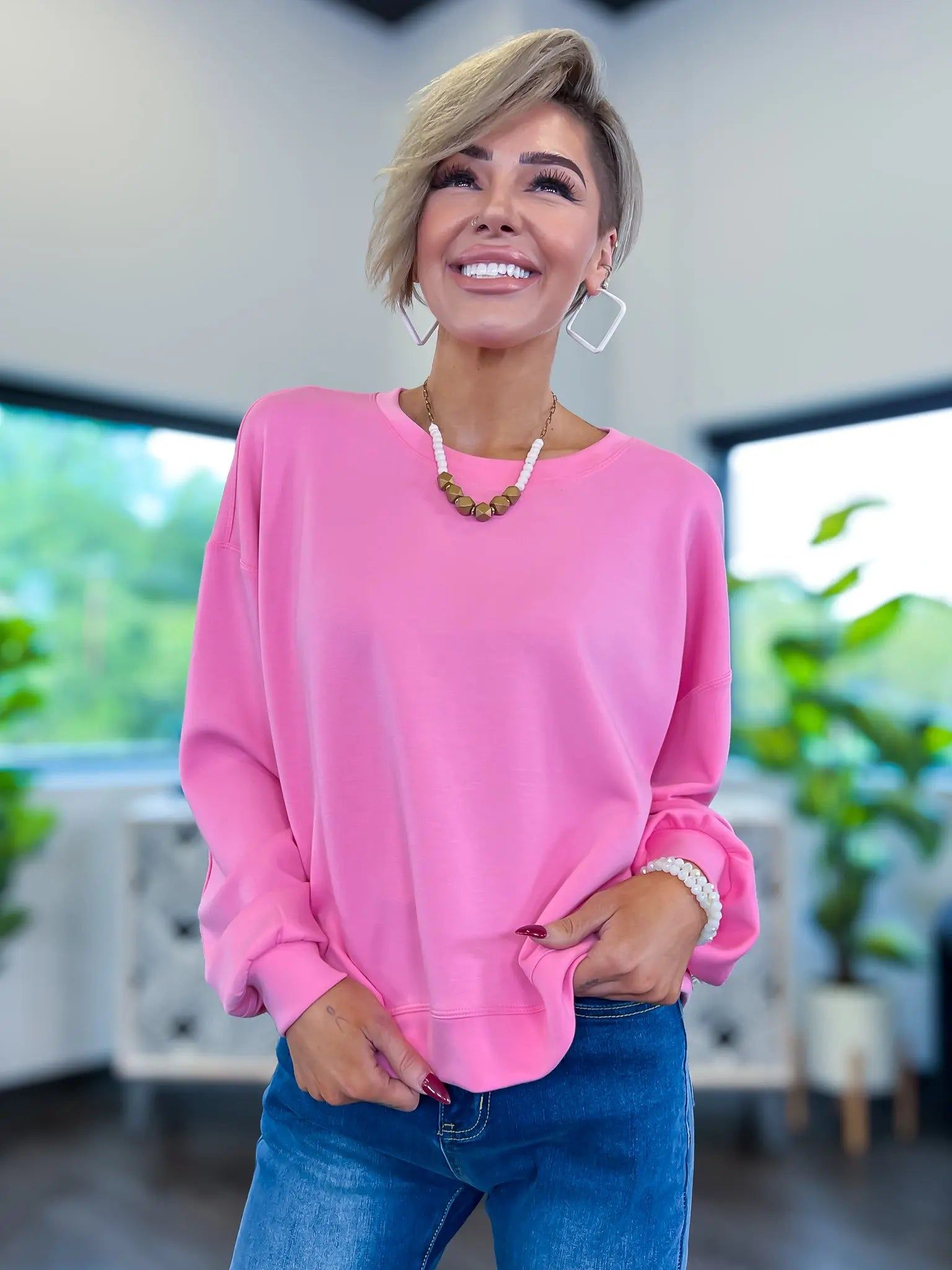 Peak Performance Sweatshirt | Pink sold by ZZs product image thumbnail 4