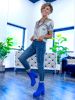 Slug Bug Boots | Electric Blue sold by ZZs