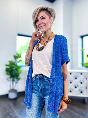 Blue Bettie Cardigan [NO RETURNS] sold by ZZs