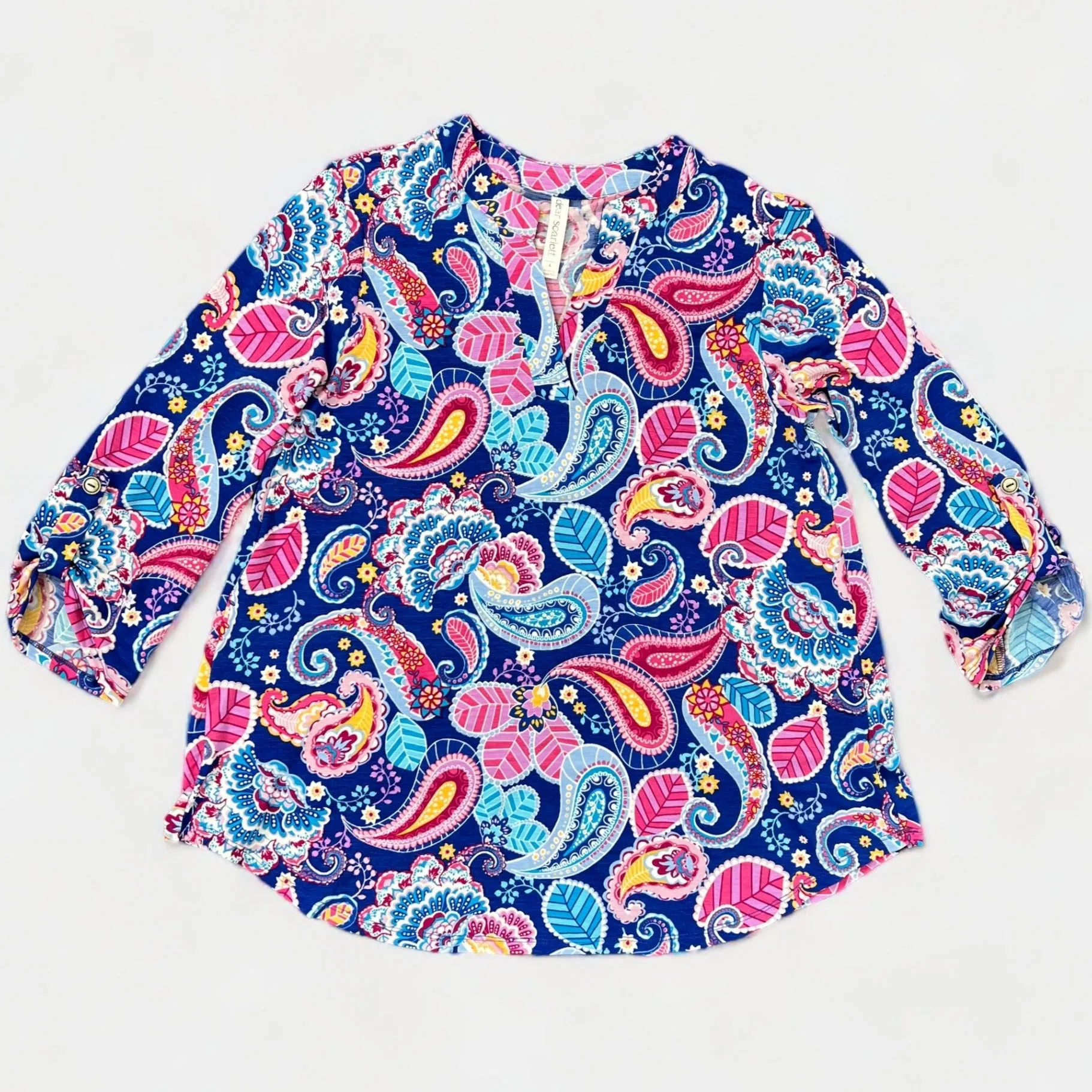 Blue Multi Paisley Lizzy Top sold by ZZs product image thumbnail 2