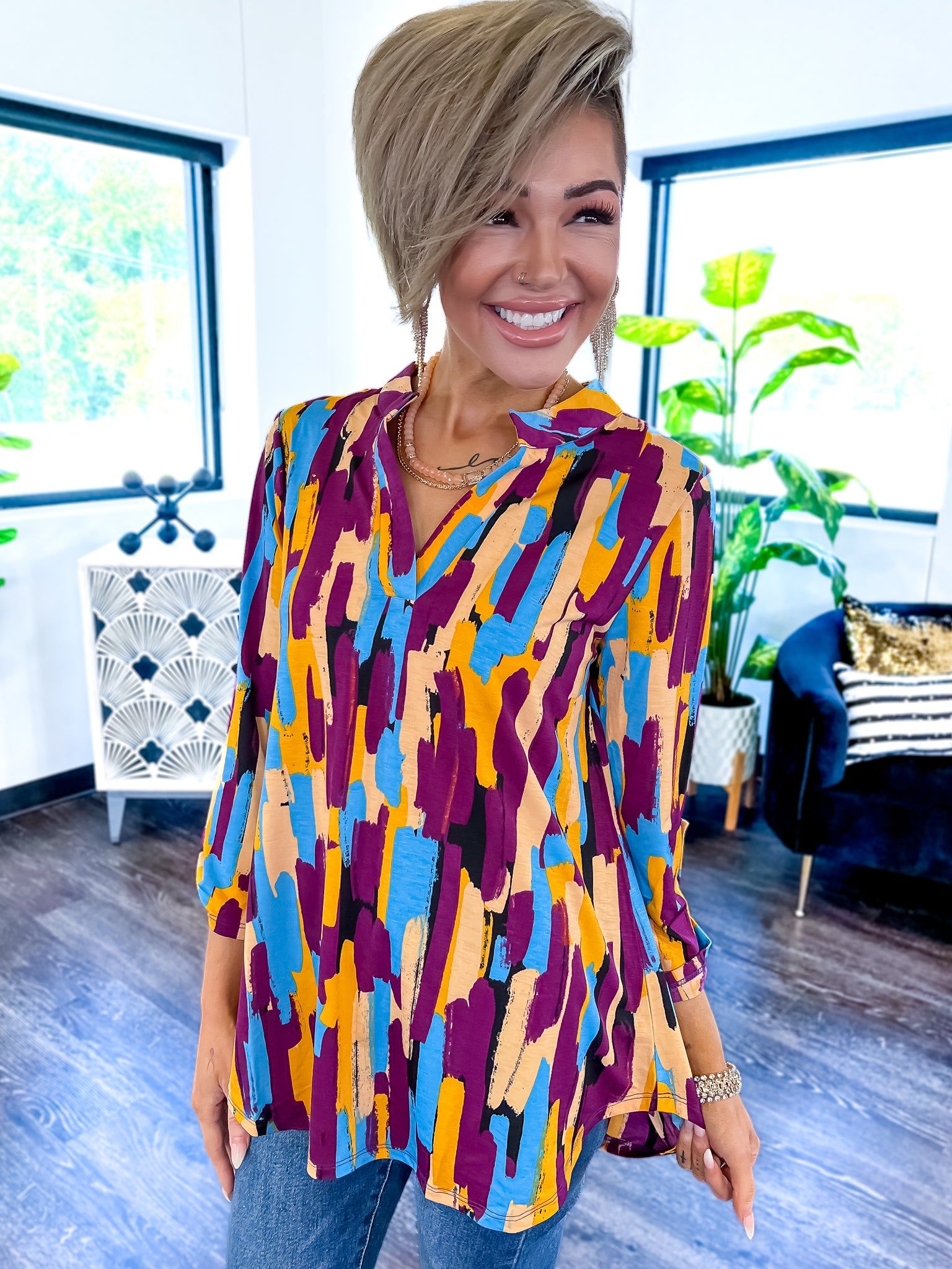 Lizzy Top | Dark Magenta sold by ZZs