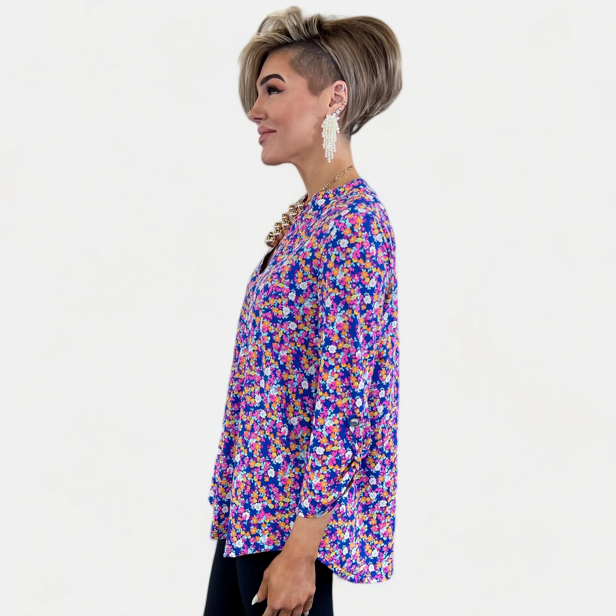 Blue Multi Lizzy Top sold by ZZs product image thumbnail 5