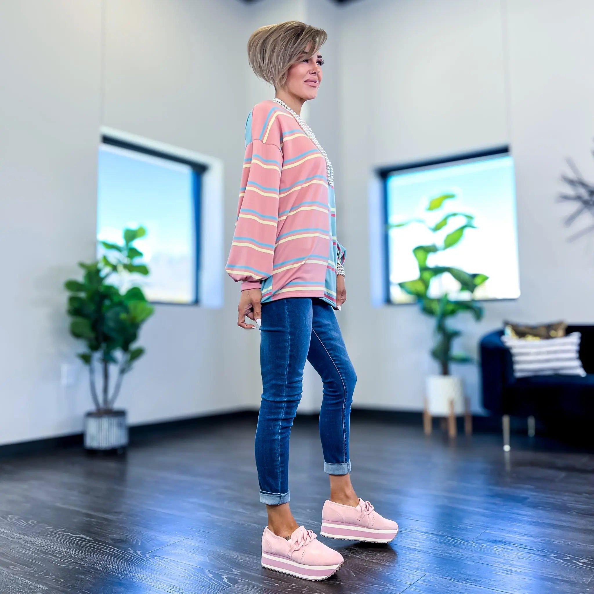 Striped Colorblock Top sold by ZZs product image thumbnail 5