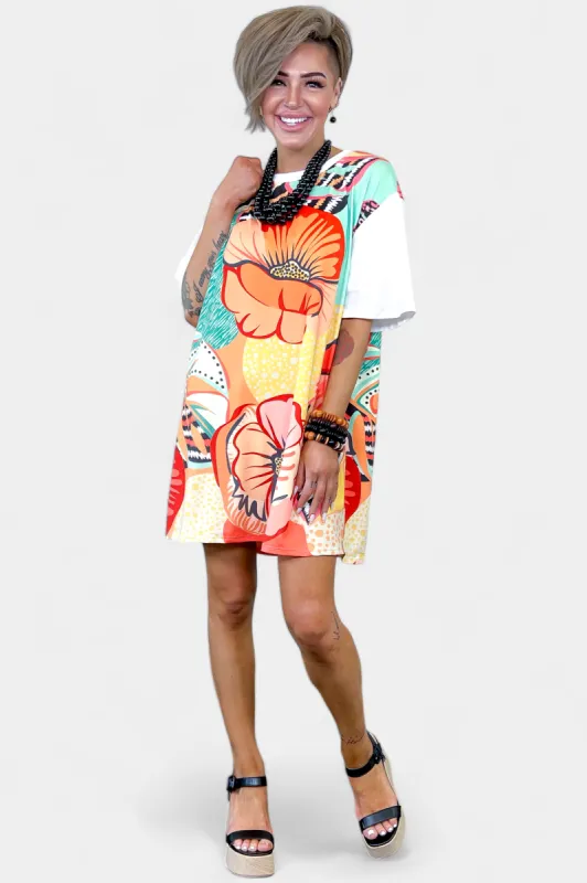 Floral Jersey Dress sold by ZZs