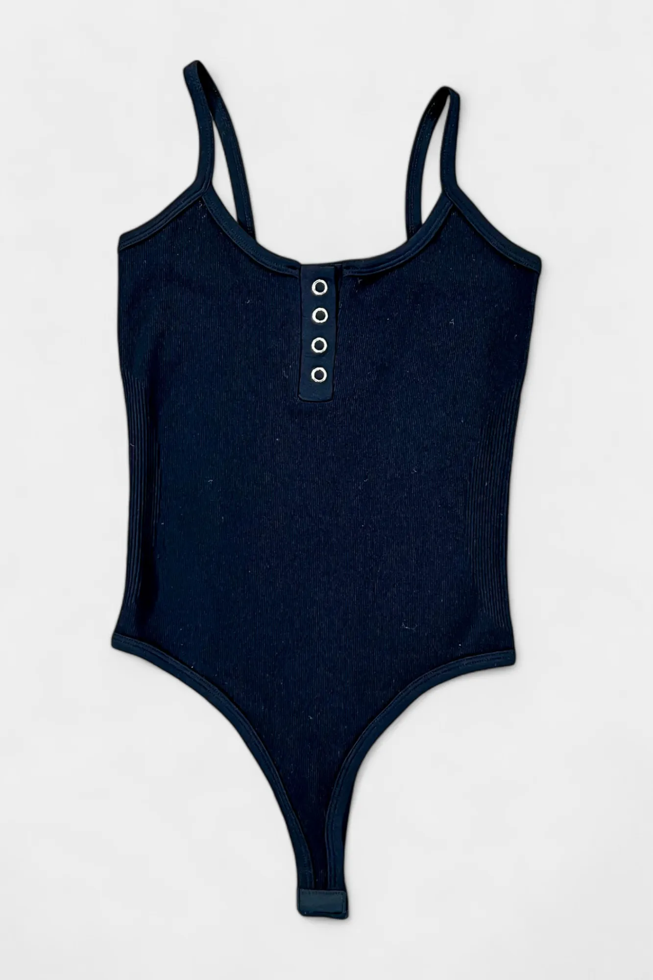 Black Snap Bodysuit sold by ZZs