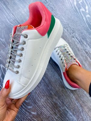 Rhinestone Platform Sneakers | Multi sold by ZZs