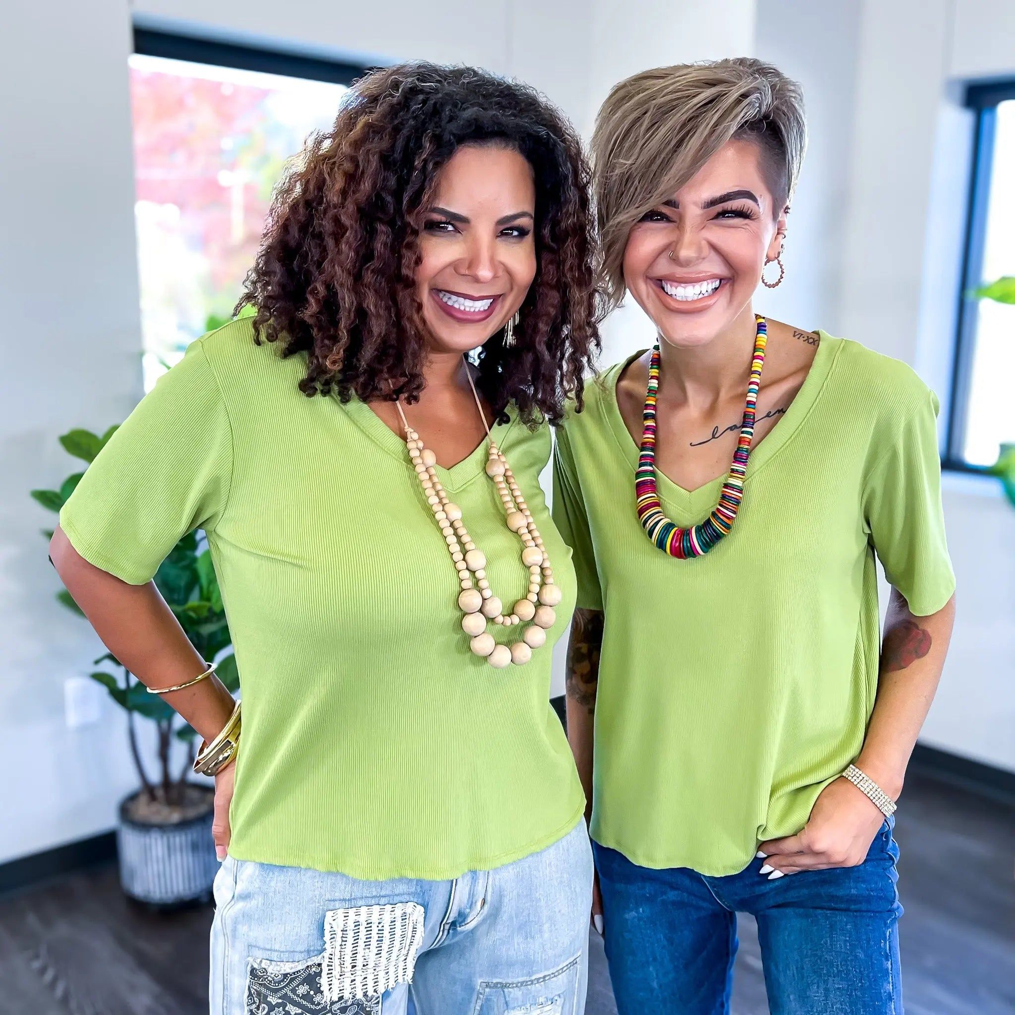 Green Girlie Tee sold by ZZs product image thumbnail 4