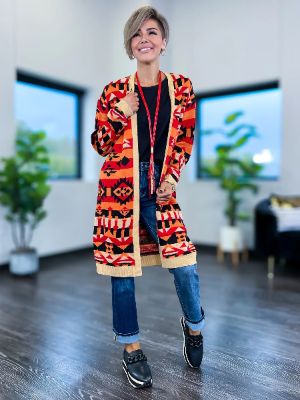 Aztec Sunset Cardigan sold by ZZs