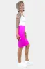 Fuchsia Ribbed Midi Skirt sold by ZZs