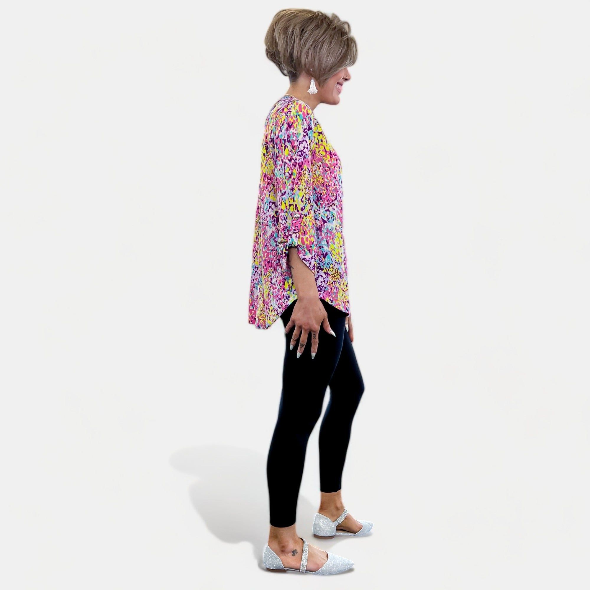 Magenta Multi Lizzy Top sold by ZZs product image thumbnail 5