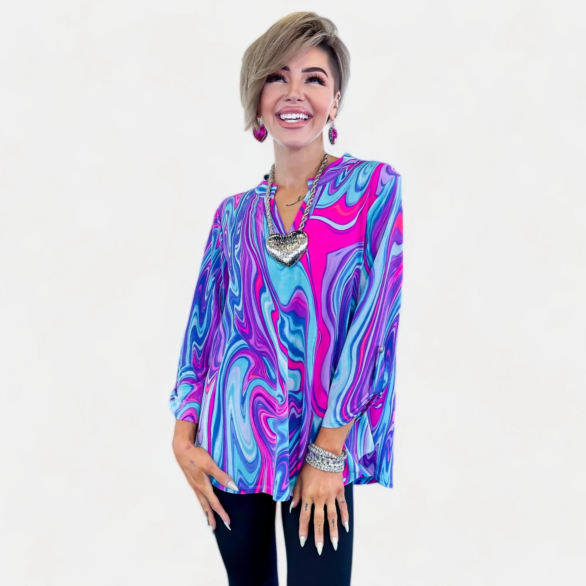 Multi Swirl Lizzy Top sold by ZZs product image thumbnail 2