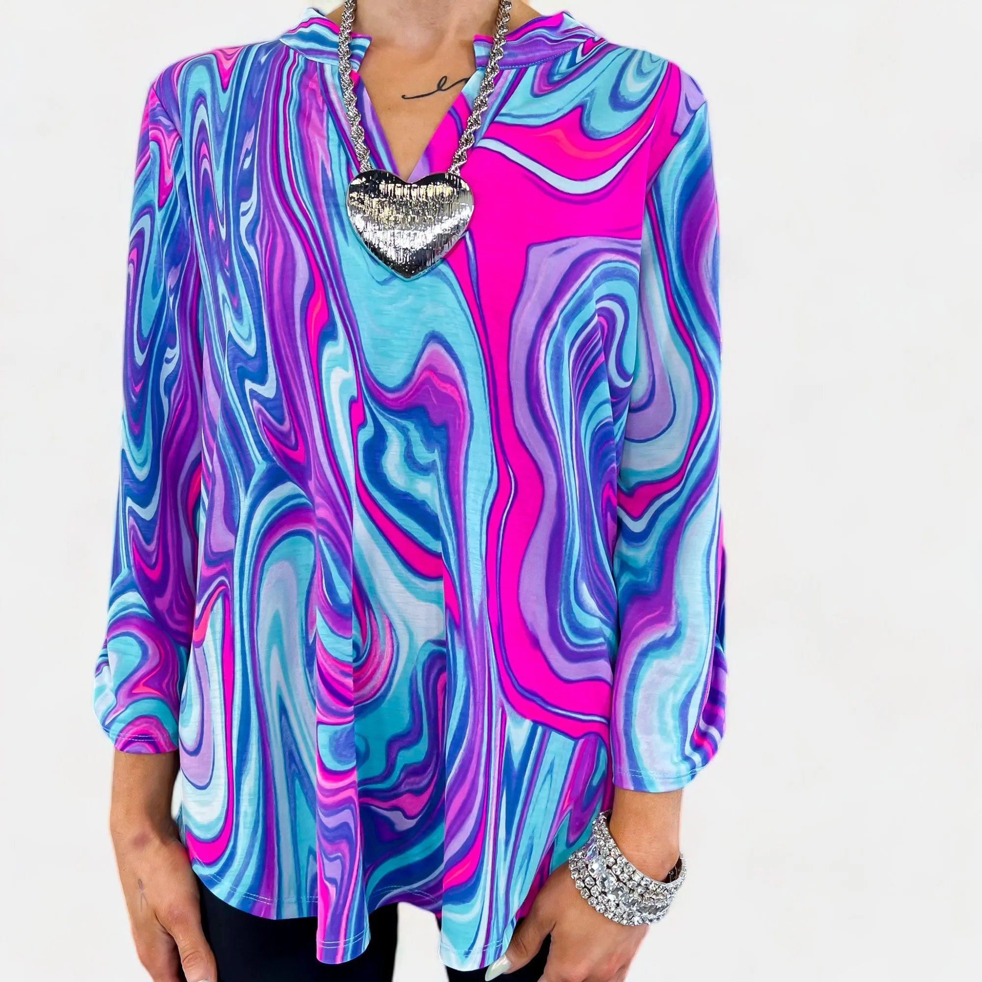Multi Swirl Lizzy Top sold by ZZs product image thumbnail 4