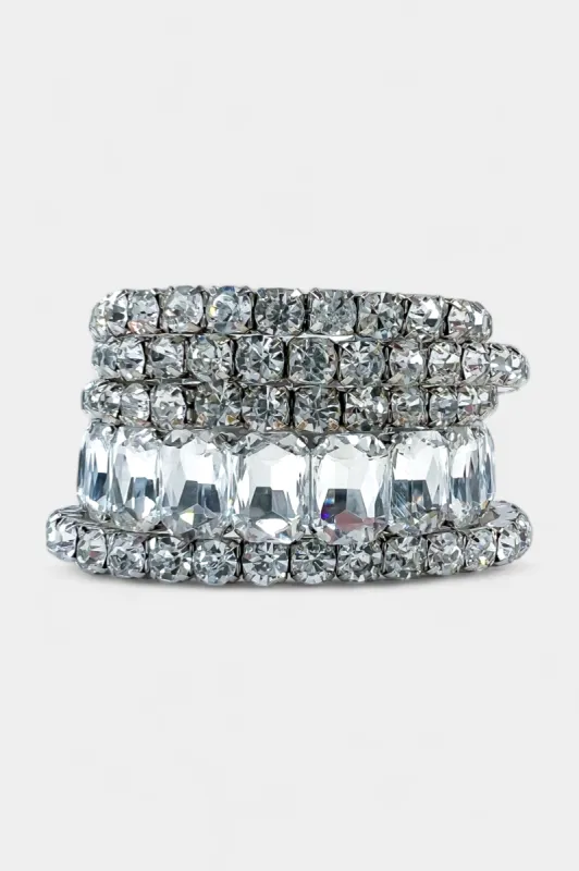 Clear Stone Bracelet Set sold by ZZs