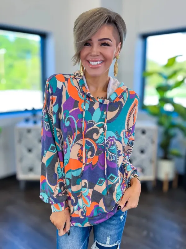 Holly Hoodie | Paisley sold by ZZs