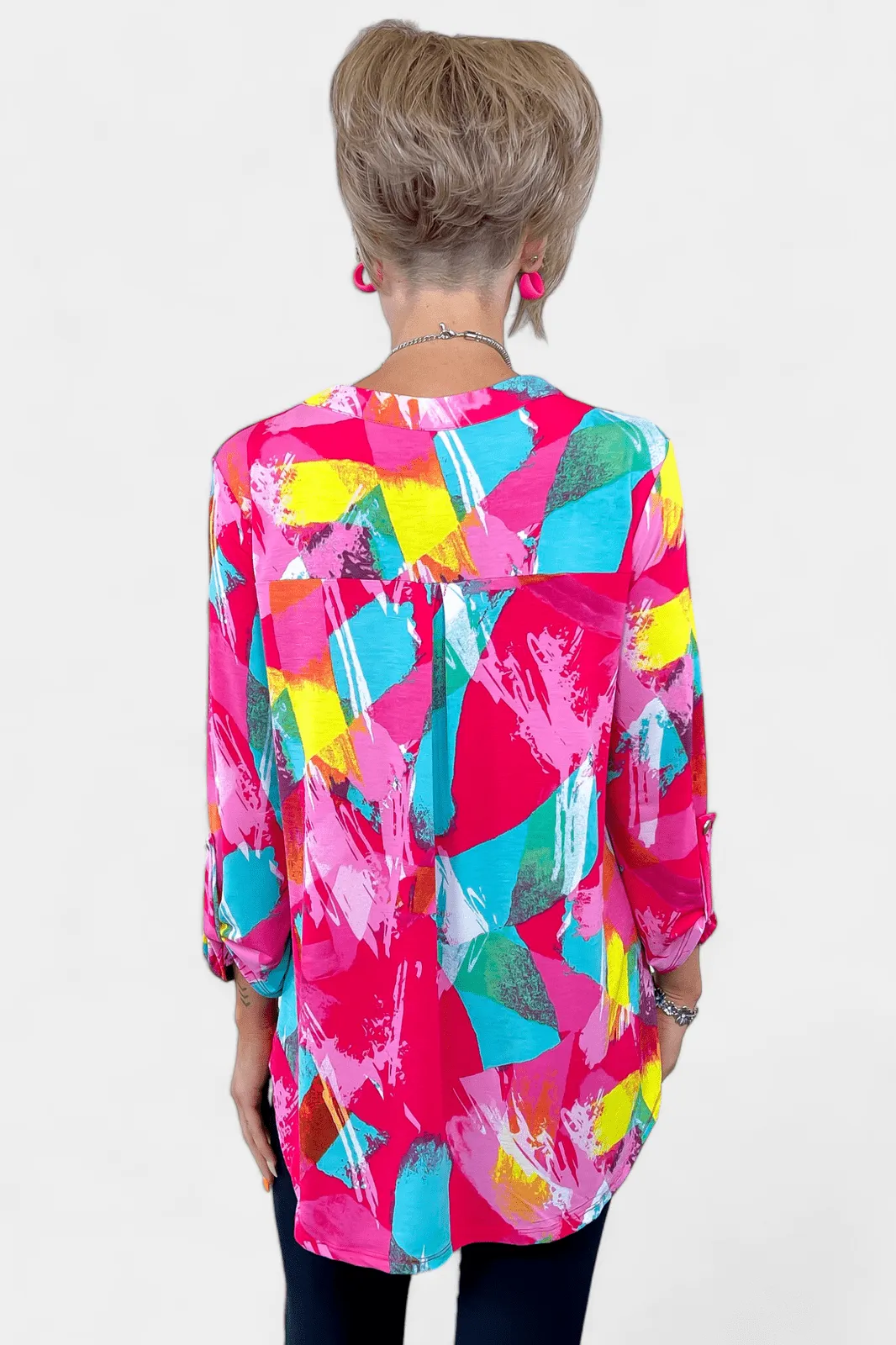 Multi Paint Brush Lizzy Top sold by ZZs product image thumbnail 5