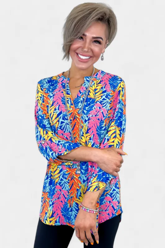 Blue Fern Lizzy Top [NO RETURNS] sold by ZZs