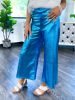 Metallic Crop Pants | Turquoise [NO RETURNS] sold by ZZs