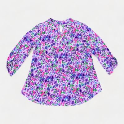 Lavender Spring Floral Lizzy Top sold by ZZs