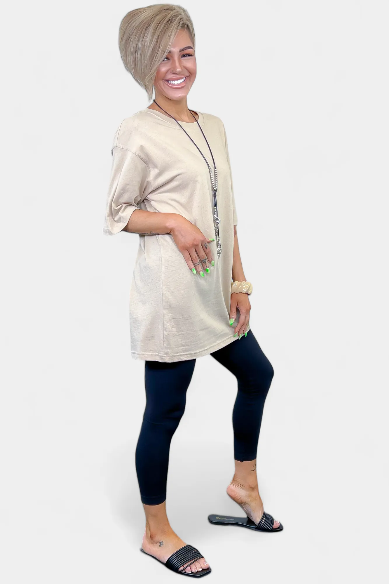 Oversized Boyfriend Tee sold by ZZs product image thumbnail 3