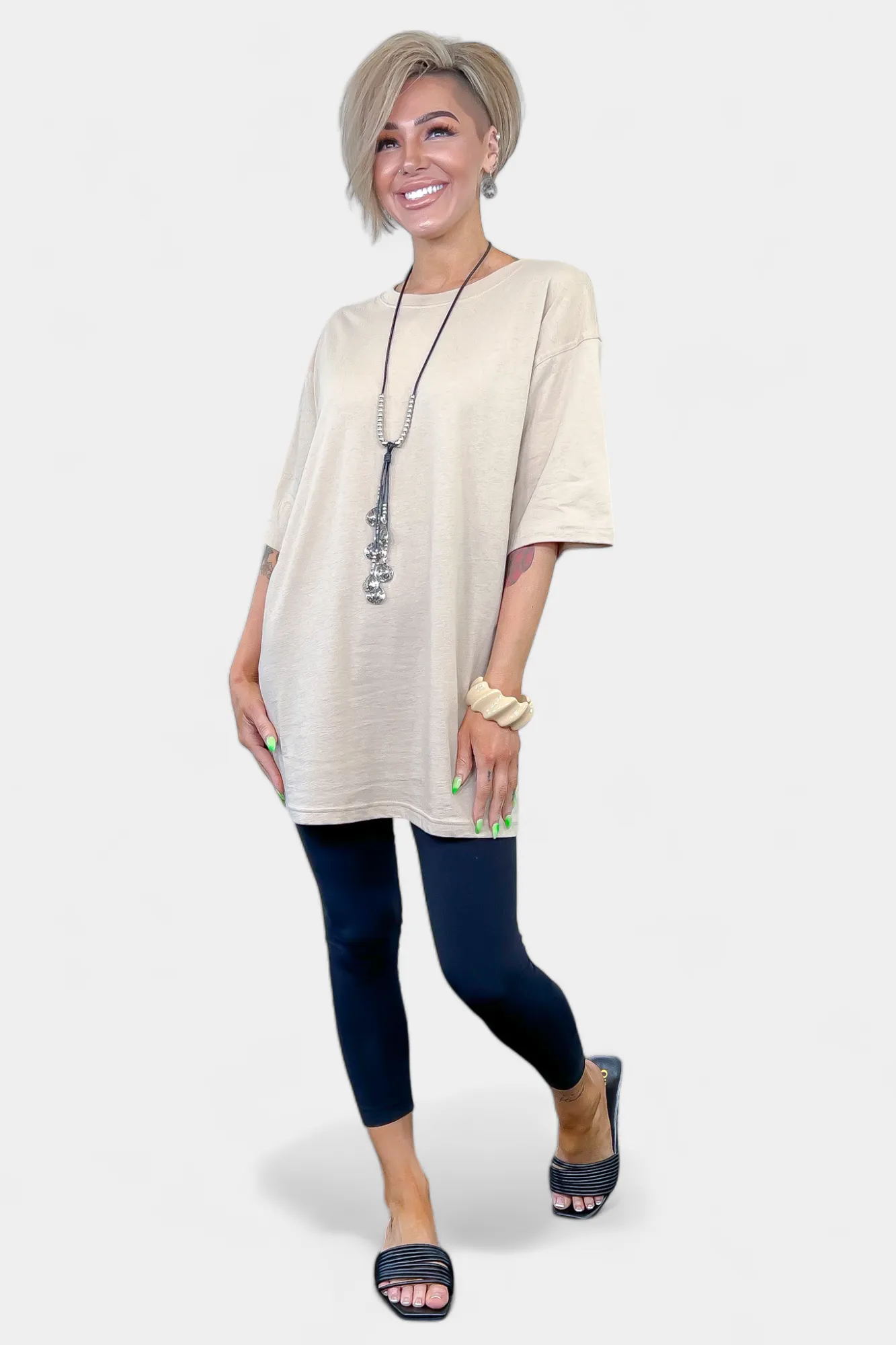 Oversized Boyfriend Tee sold by ZZs product image thumbnail 5