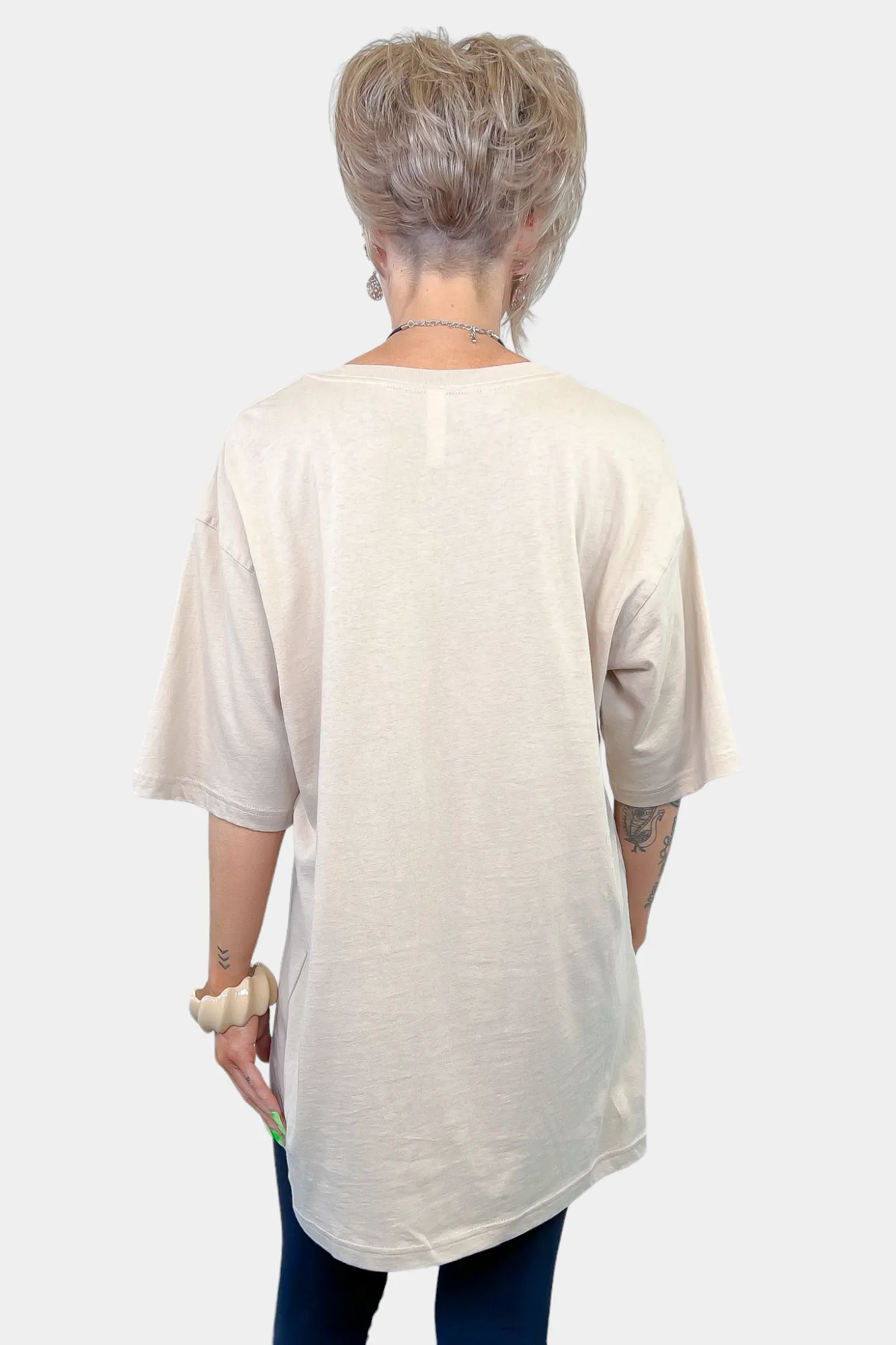 Oversized Boyfriend Tee sold by ZZs product image thumbnail 4