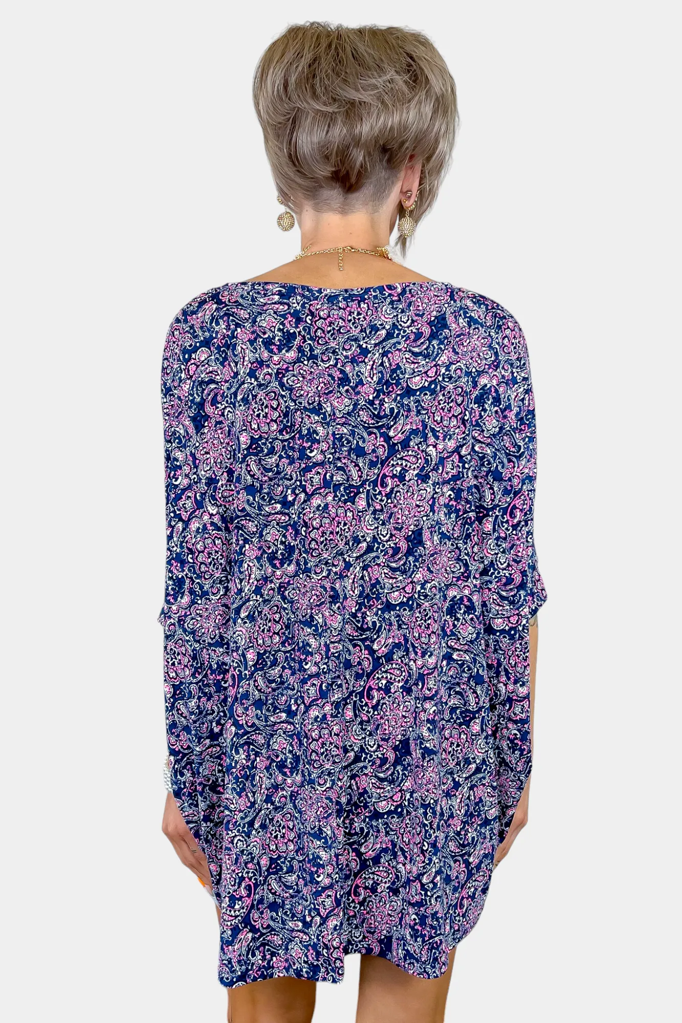 Navy Paisley Essential Top sold by ZZs product image thumbnail 4