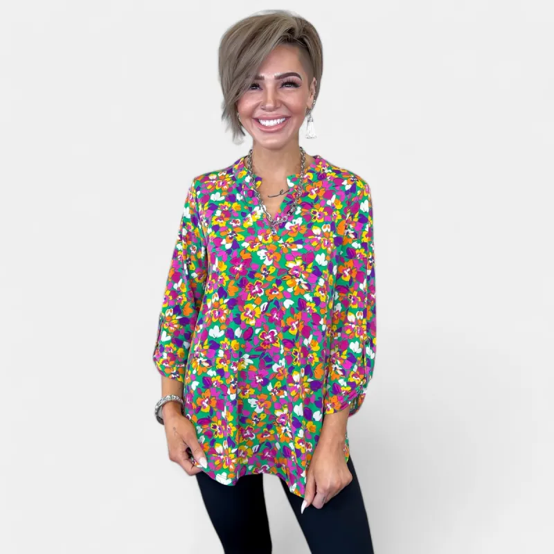 Emerald Daisy Lizzy Top sold by ZZs