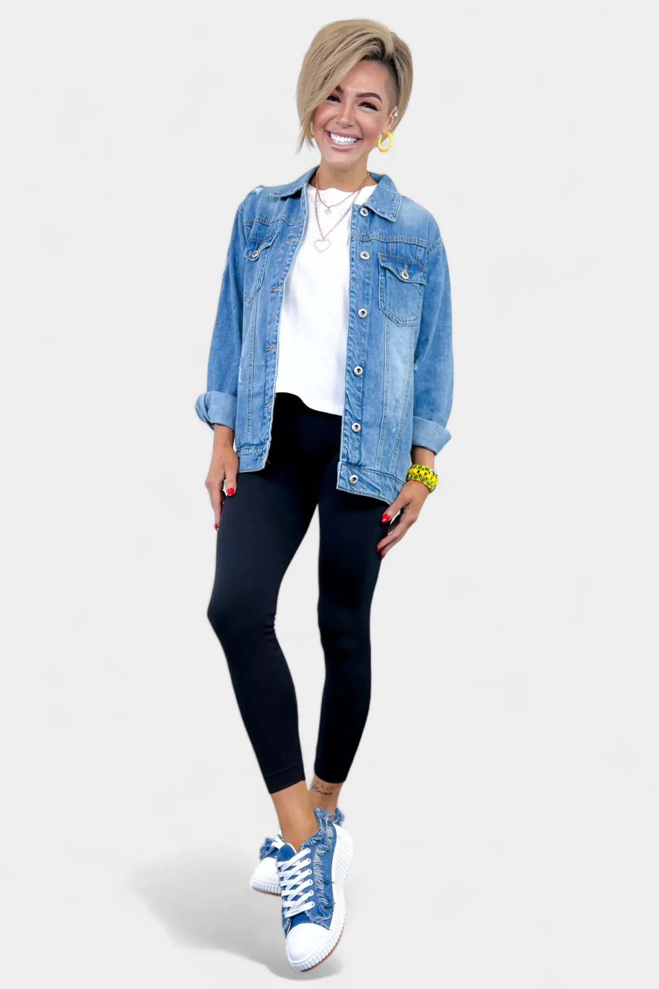 Frayed Denim Sneakers sold by ZZs product image thumbnail 3