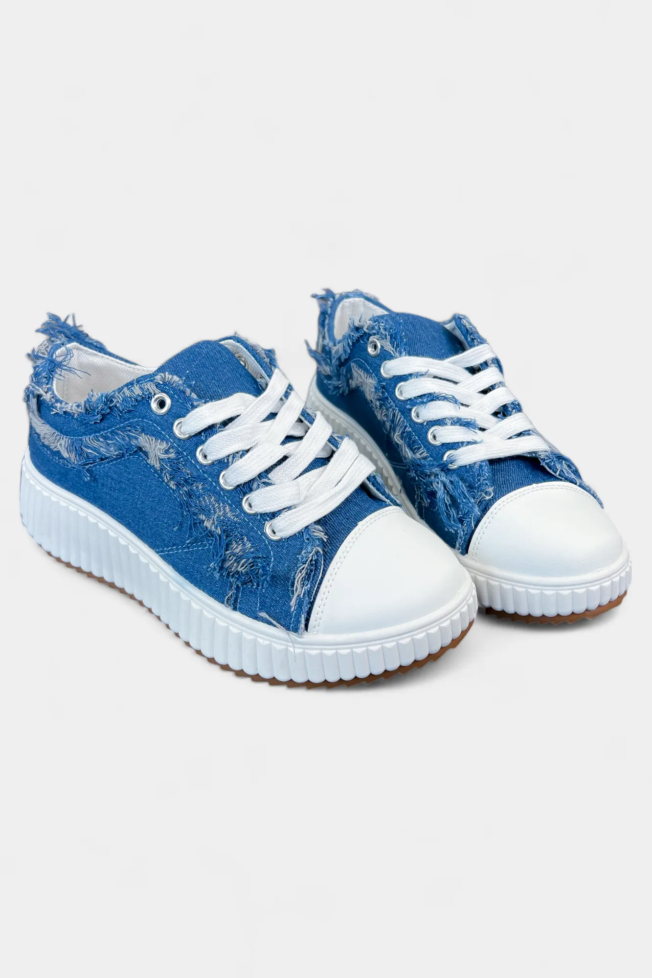 Frayed Denim Sneakers sold by ZZs product image thumbnail 5
