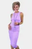 Purple Ribbed Tank Dress sold by ZZs