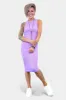 Purple Ribbed Tank Dress sold by ZZs