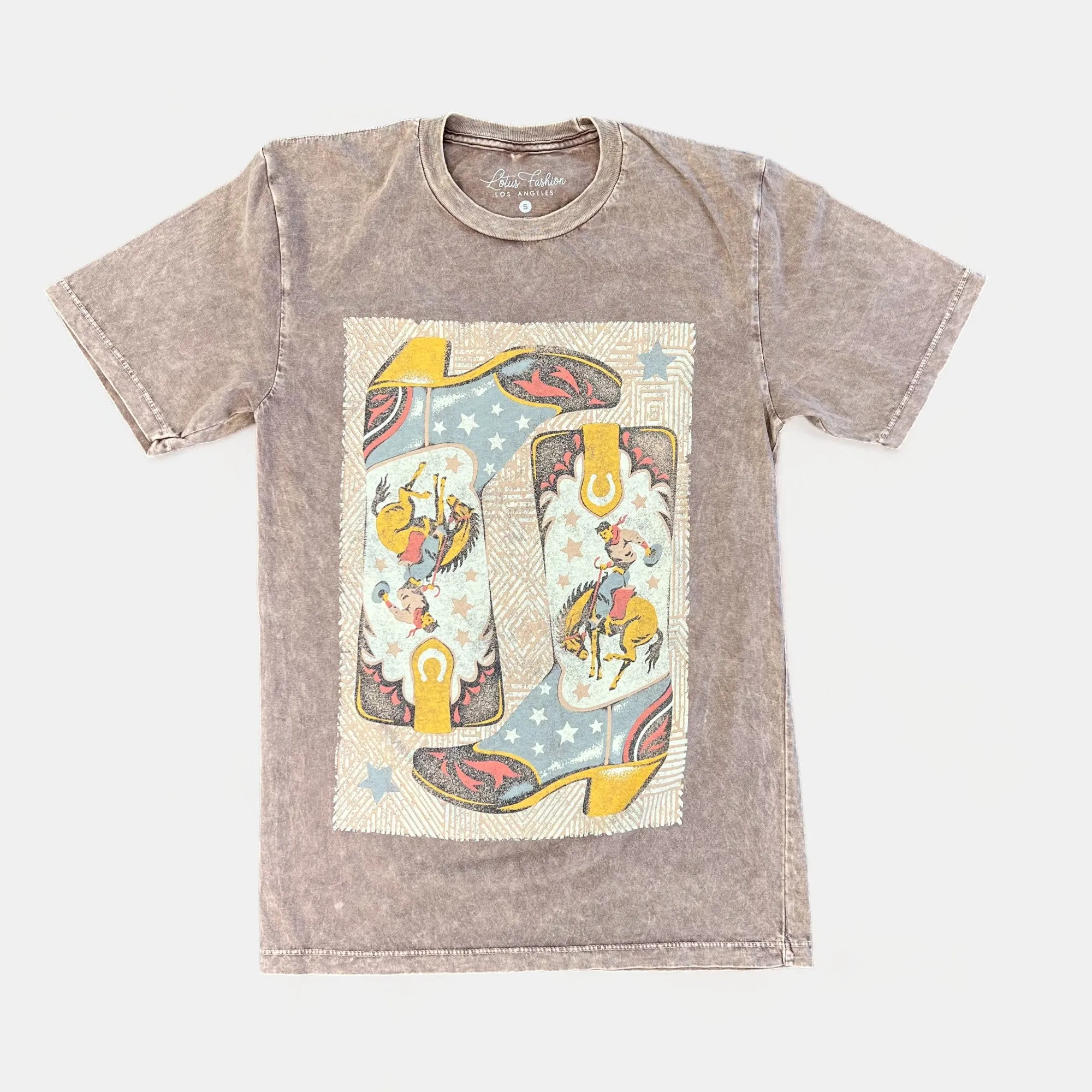 Cowboy Boots Graphic T-Shirt sold by ZZs product image thumbnail 3