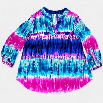 Multi Tye Dye Lizzy Top sold by ZZs