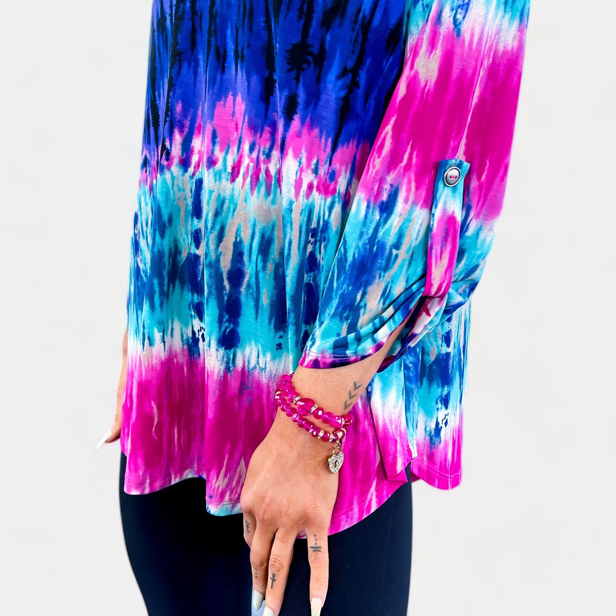 Multi Tye Dye Lizzy Top sold by ZZs product image thumbnail 5