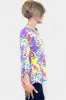 Lavender Colorful Paisley Lizzy Top [NO RETURNS] sold by ZZs