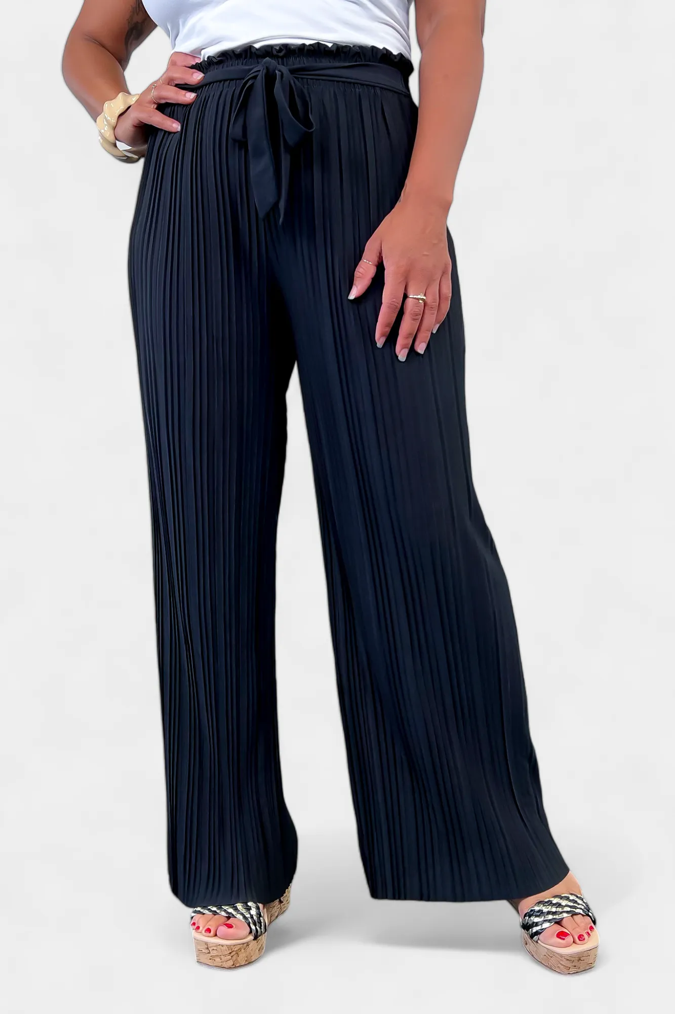 Pleated Wide Leg Pants sold by ZZs product image thumbnail 5