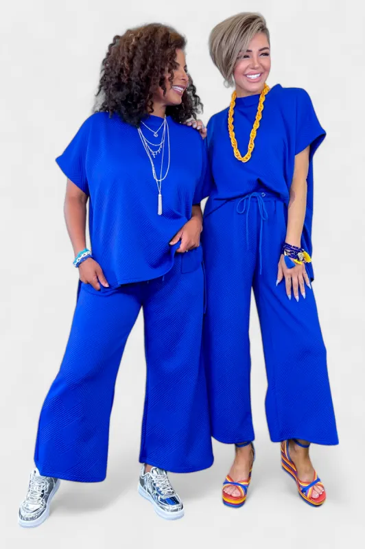 Royal Blue Textured Set sold by ZZs