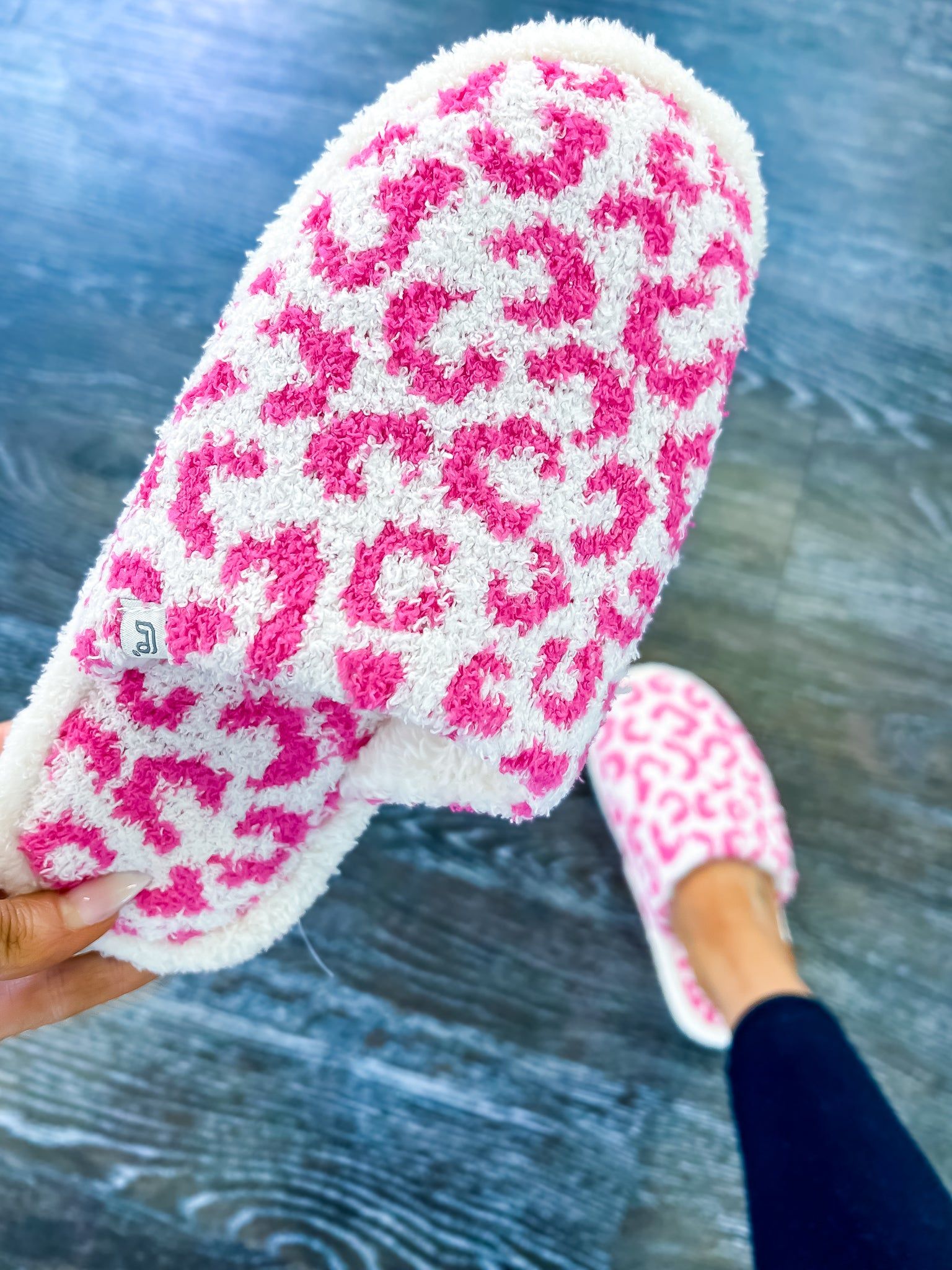 Animal Print Slippers | Fuchsia sold by ZZs product image thumbnail 2