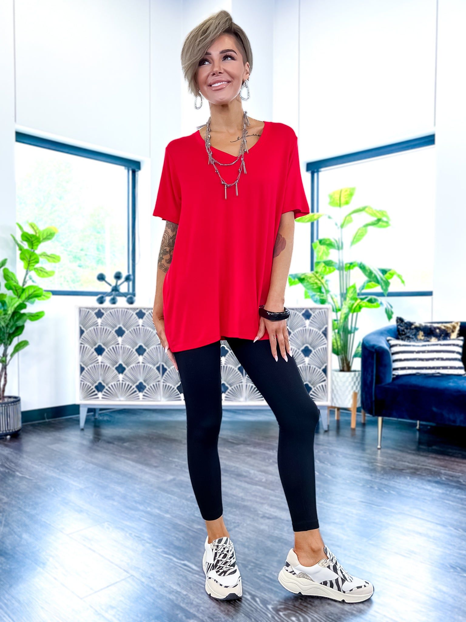 Black Ribbed Seamless Leggings sold by ZZs product image thumbnail 8